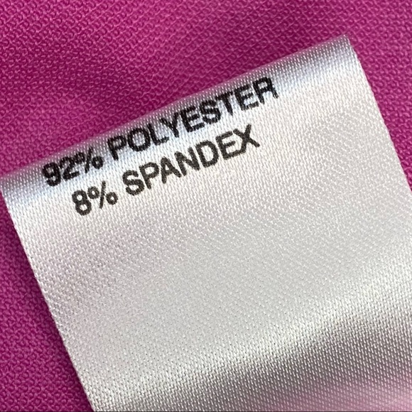 DKNY Golf Jamie Sadock Zip Up Polo with Striped Short Sleeves M - Picture 3 of 11